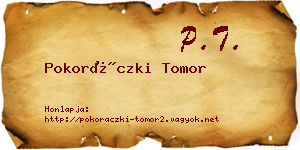 Pokoráczki Tomor névjegykártya